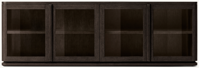 Shown in Black Brushed Oak.