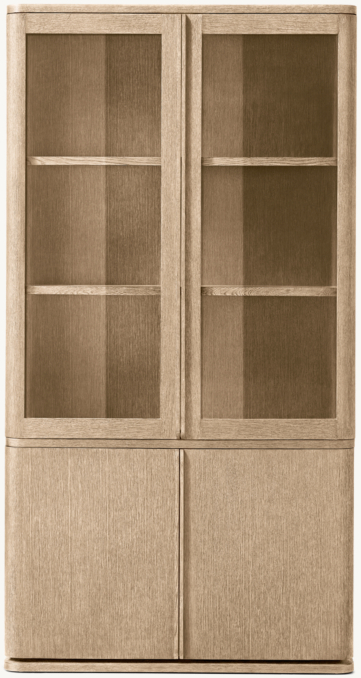 Shown in Greige Brushed Oak.