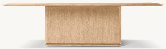 Ligné Pedestal Rectangular Dining Table