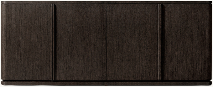 Shown in Black Brushed Oak.