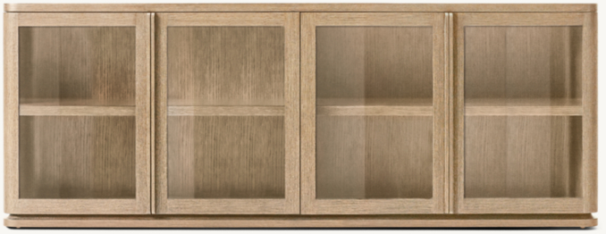 Shown in Greige Brushed Oak.