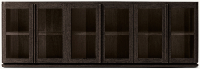 Shown in Black Brushed Oak.