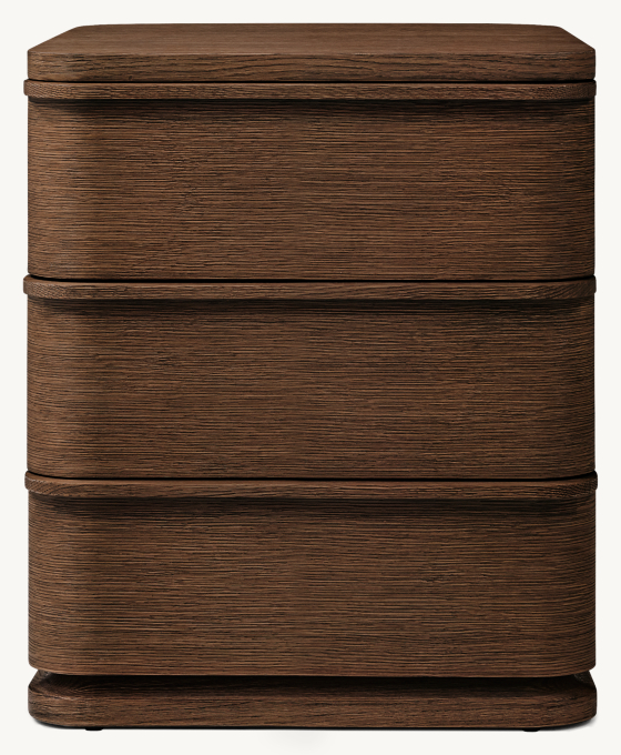 20&#34; nightstand shown in Brown Oak.