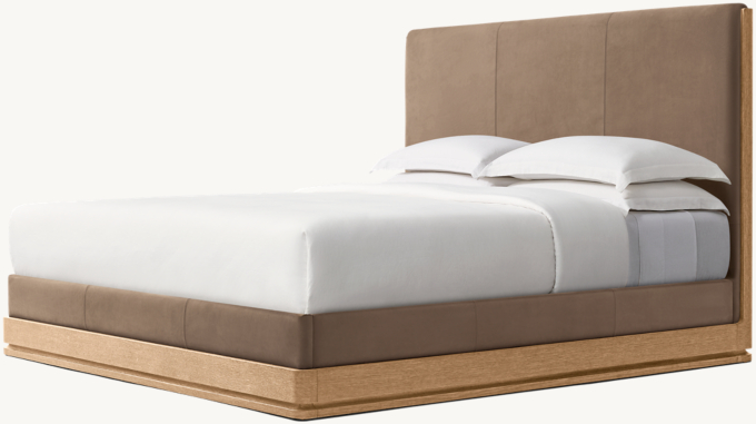 Ligné Leather Panel bed