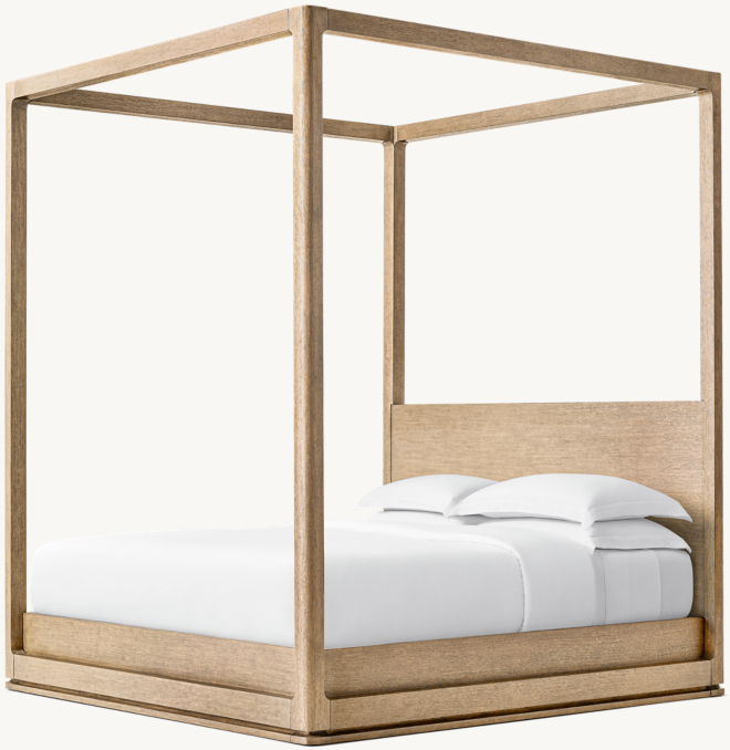 102" bed shown in Greige Brushed Oak finish.