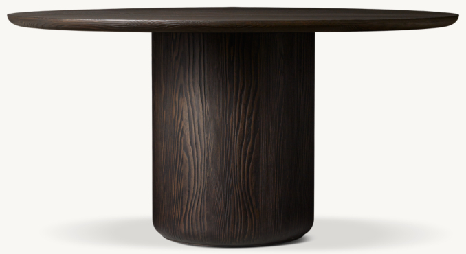 Ciro Pedestal Round Dining Table - Thumbnail 2