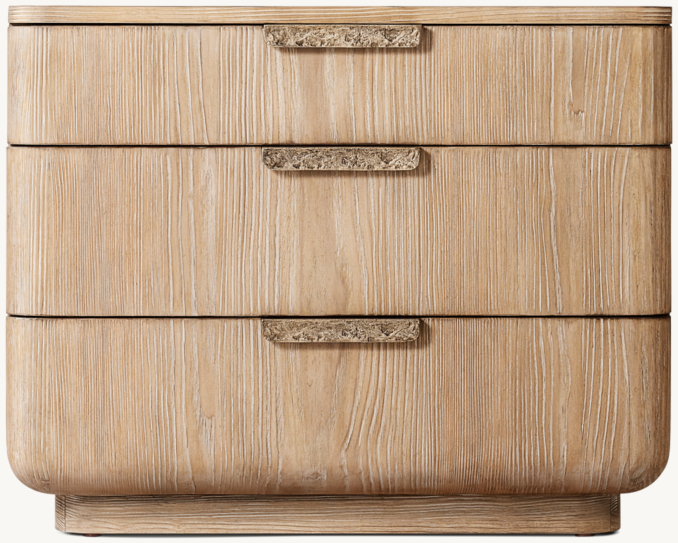 32" nightstand shown in Greige European Fir.