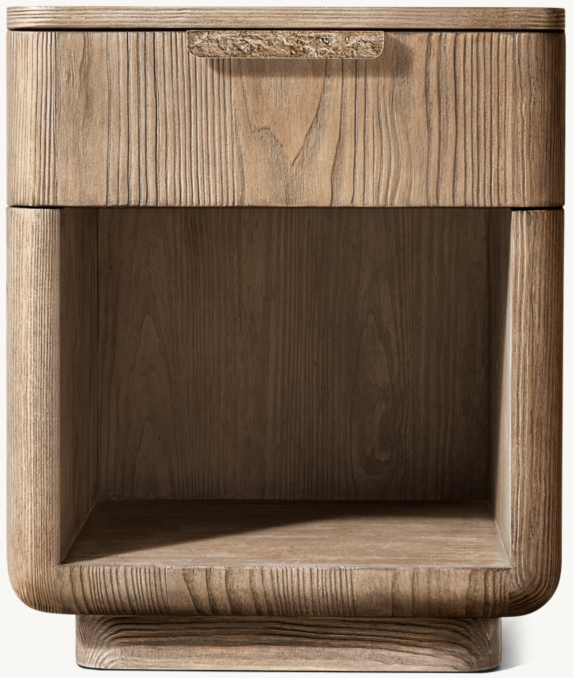 20" nightstand shown in Greige Fir.
