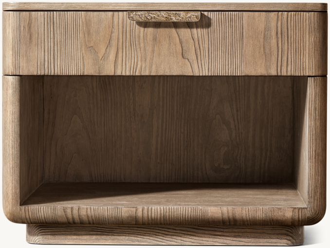 32" nightstand shown in Greige Fir.