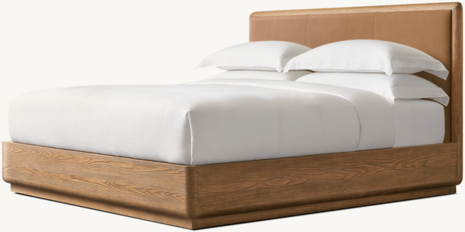 Ciro Leather Panel bed