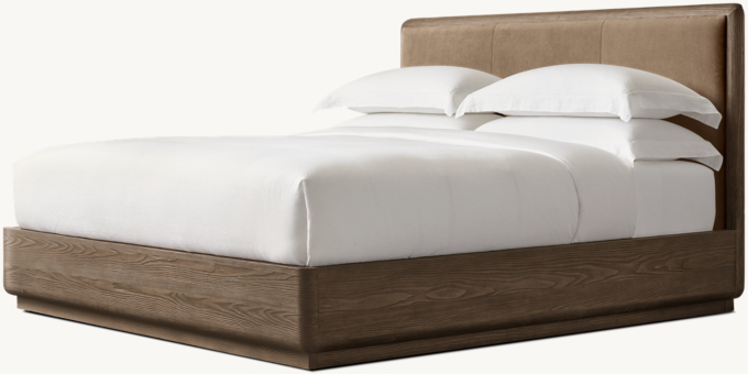 Ciro Leather Panel bed
