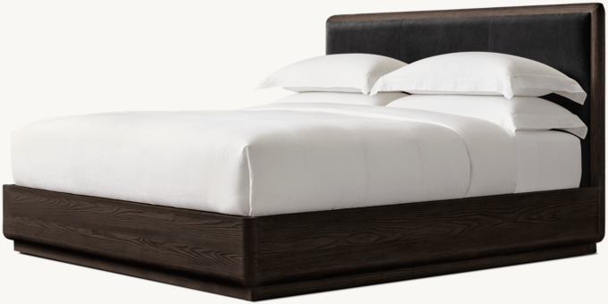 Ciro Leather Panel bed