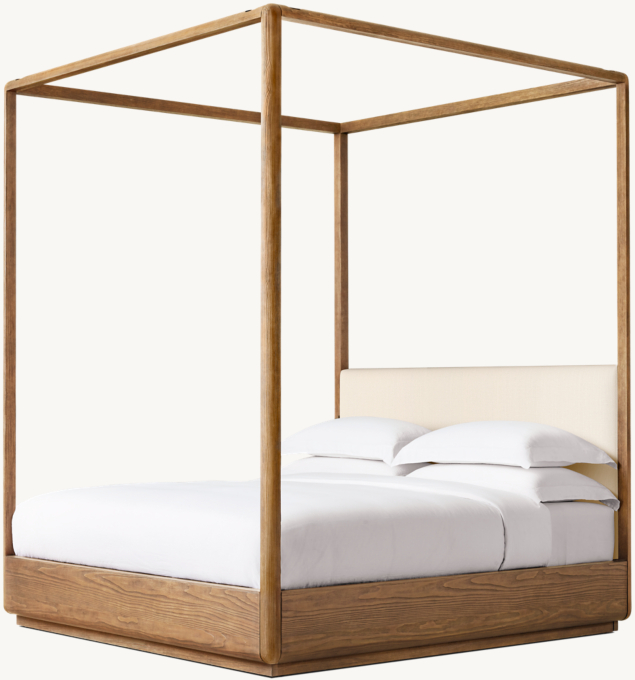 Ciro Fabric Canopy Bed