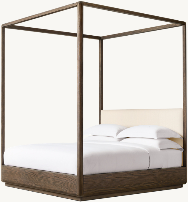 Ciro Fabric Canopy Bed