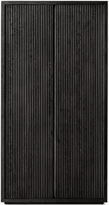 Reclaimed Oak Reeded Cabinet