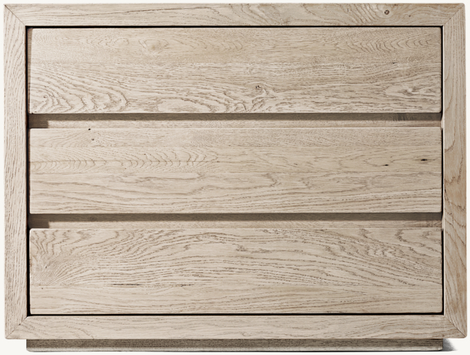Reclaimed Oak Thin Frame Closed Nightstand