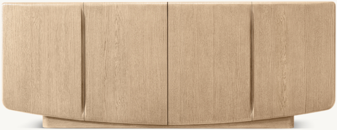 Front view of Dalia 4-Door Sideboard 