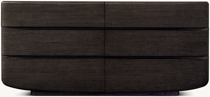 Front view of Dalia 6-Drawer Dresser 