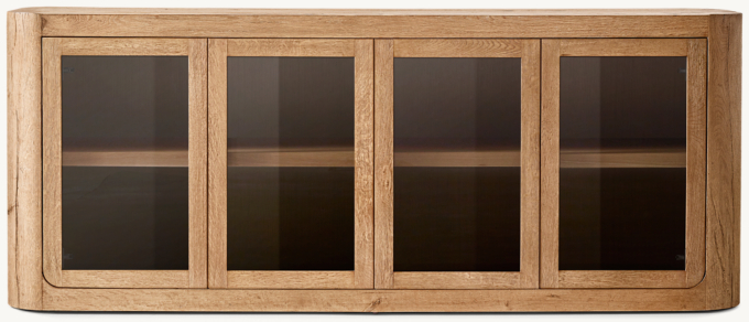 Oslo Glass 4-door Sideboard