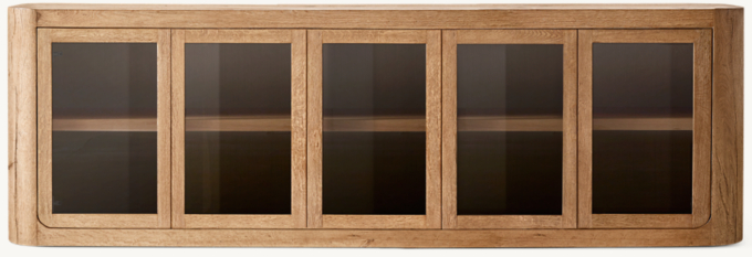 Oslo Glass 5-door Sideboard 