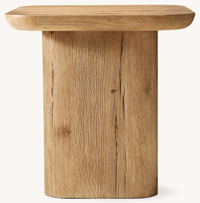 Oslo Pedestal Square Side Table