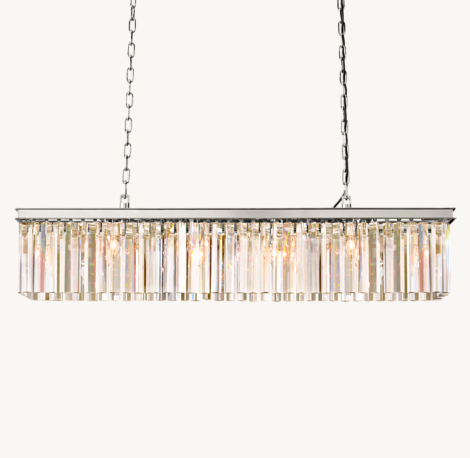 Rhys Rectangular Chandelier 49\"