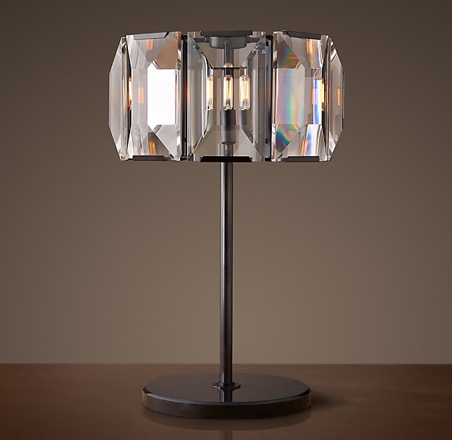 Harlow Crystal Table Lamp, Rh Crystal Table Lamps