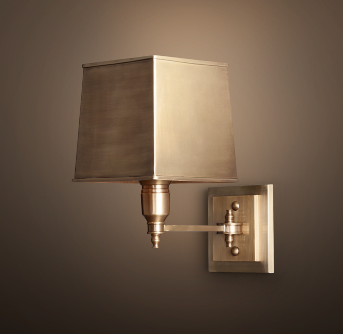 x bathrooms Sconce Shade With Single Claridge Metal