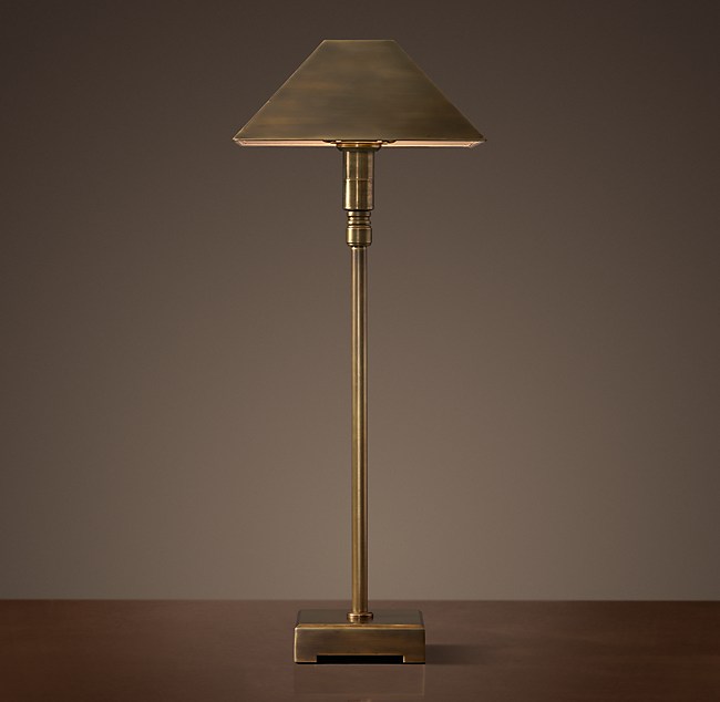 Pyramid Telescoping Table Lamp With, Restoration Hardware Desk Lamp