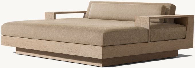 Cape Town Teak Double Chaise