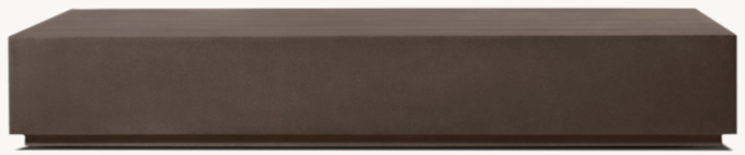 Marbella Aluminum Rectangular Coffee Table