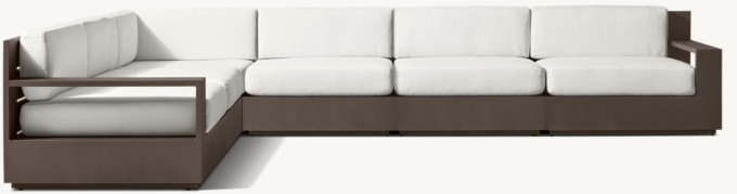 Marbella Aluminum Modular L-Sectional