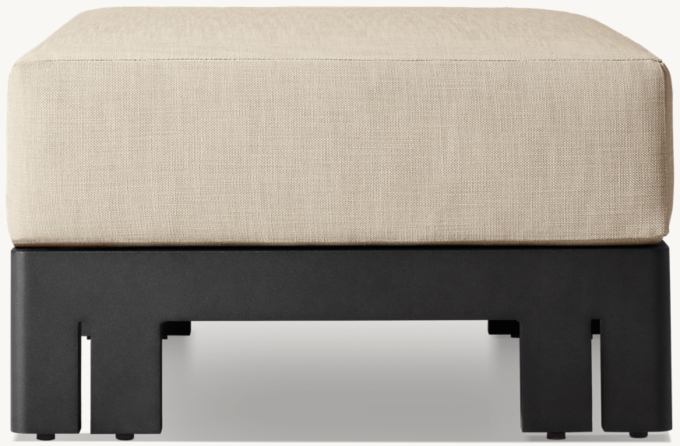 Matira Aluminum Ottoman 