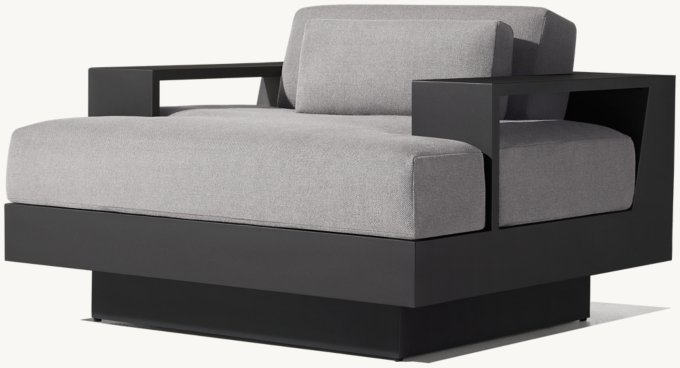 Cape Town Aluminum Lounge Chair 