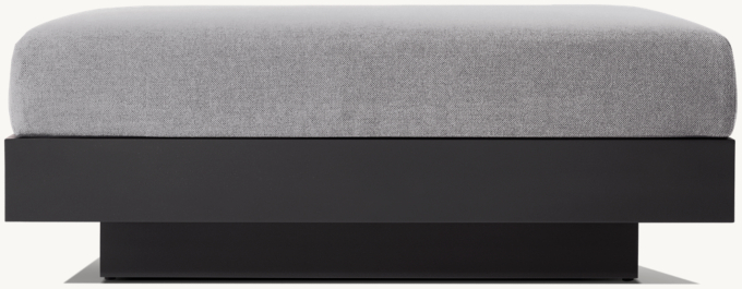 Cape Town Aluminum Ottoman 