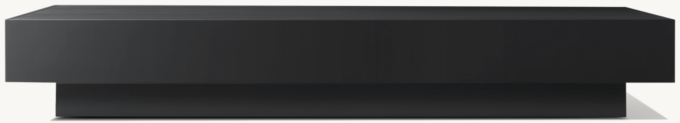 Cape Town Aluminum Rectangular Coffee Table  