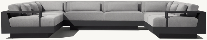 Cape Town Aluminum Customizable Sectional