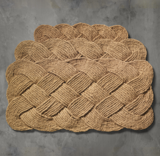 Braided Coir Doormat Large