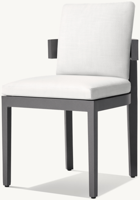 Balmain Aluminum Dining Side Chair