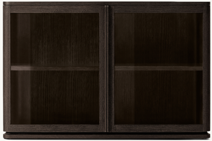 Shown in Black Brushed Oak.