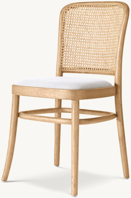 Shown in White Performance Linen Weave with Light Oak finish.