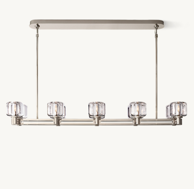 Demaret Double Linear Chandelier 54\"