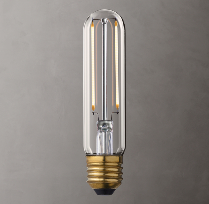 Front view of T30 130Mm Tube E27 Led Bulb 3W 