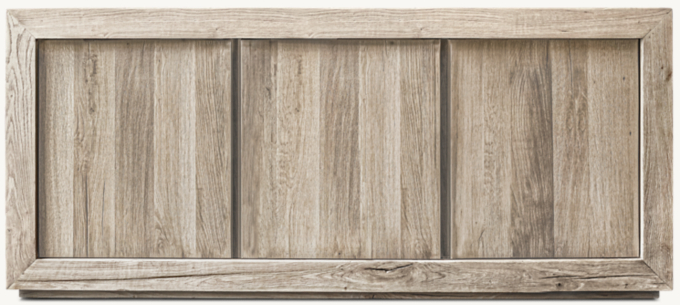 RECLAIMED OAK TRIPLE-DOOR MEDIA CONSOLE