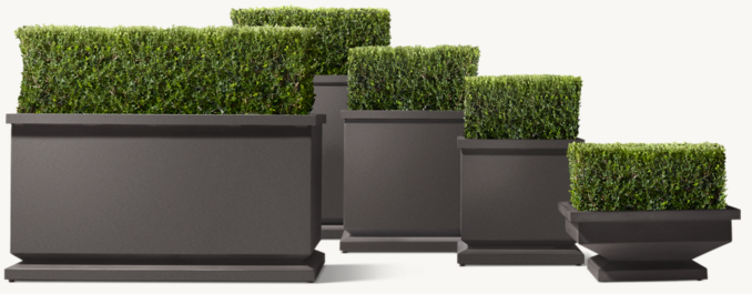 Sizes (left to right) E, D, C, B and A shown in Gunmetal.