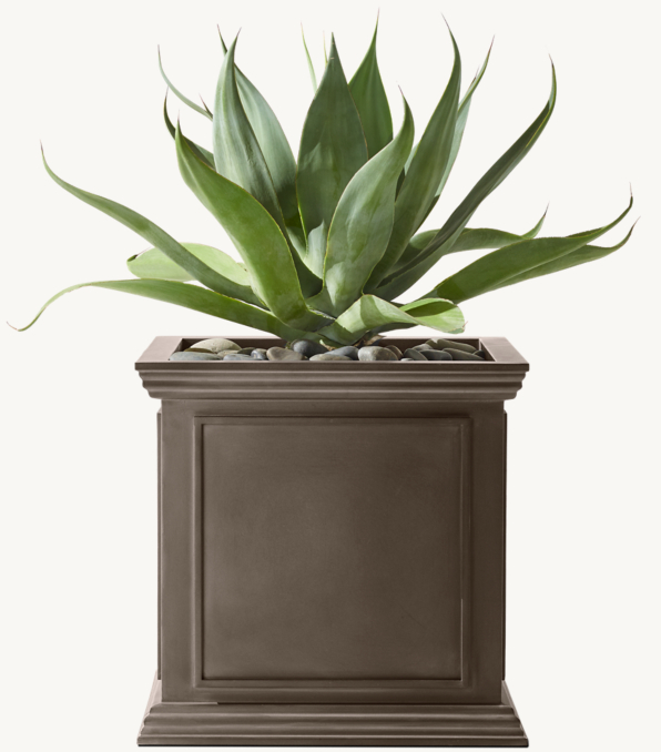 Estate Zinc Framed Panel Planter