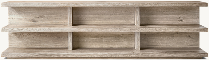 Reclaimed Oak Low Console Table