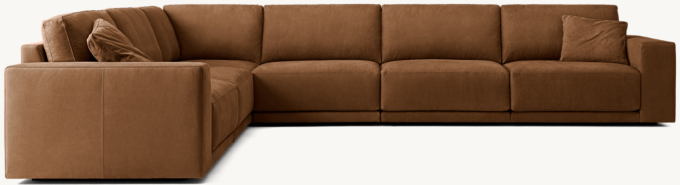 Bella Modular Leather L-Sectional