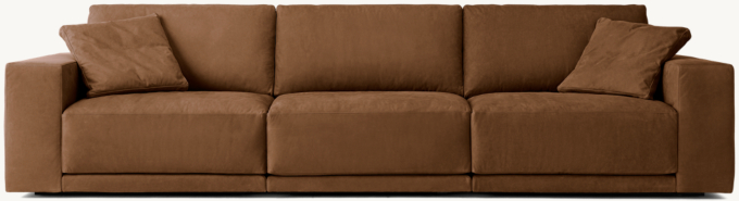 Bella Leather Modular 3-Piece Sofa