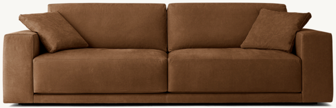 Bella Leather 2-Cushion Sofa